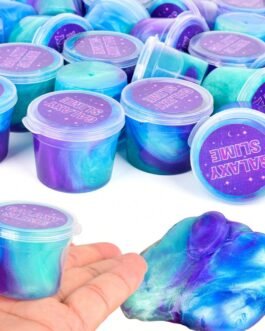 سلايم أزرق وأرجواني مسبق الصنع